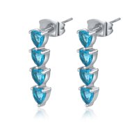 Earrings Brand Woman Sospiri in Steel Cristallo 14ER044T - 14ER044T